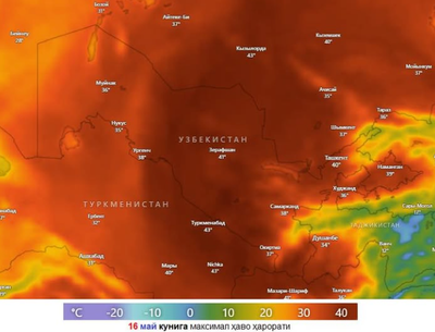 Изрображение 'В Ташкенте прошедший 2025 год стал самым теплым в истории метеонаблюдений'