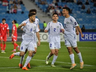 Изрображение 'Сборная Узбекистана стартовала на Кубке Азии с победы'