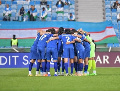 Image of 'Today Uzbekistan plays with South Korea.'