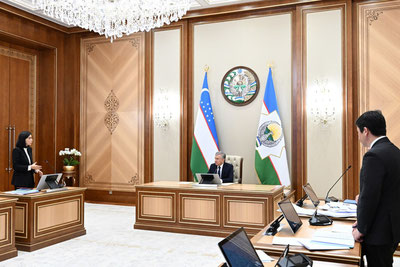 Изрображение 'Шавкат Мирзиёев ознакомился с презентацией итогов международных культурных мероприятий'