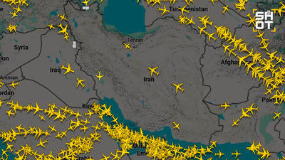 Изрображение 'Иран закрыл воздушное пространство над страной'
