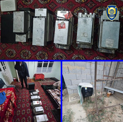 Изрображение 'В Андижане в одном из домов раскрыли небольшую "майнинг-ферму"'