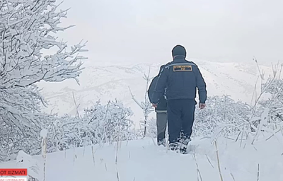 Изрображение 'Спасатели вывели гражданина, заблудившегося в горах Бостанлыка, в безопасную зону'