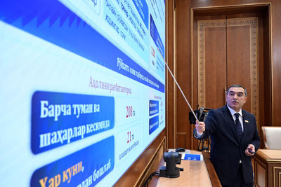 Изрображение 'Шавкату Мирзиёеву доложили о ходе переписи населения и сельского хозяйства'