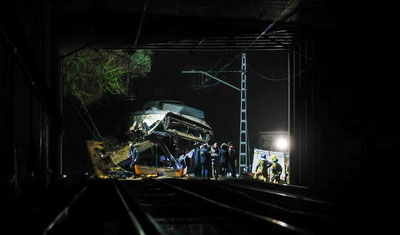 Изрображение 'В Испании произошла вторая за неделю ж/д катастрофа'