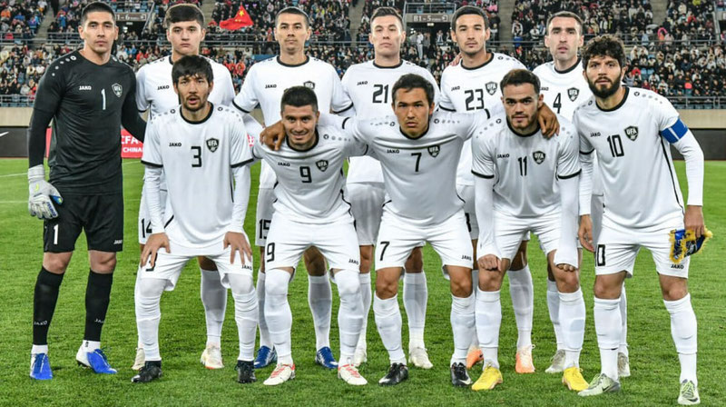 Изрображение 'Сборная Узбекистана по футболу сыграет против команды Китая'