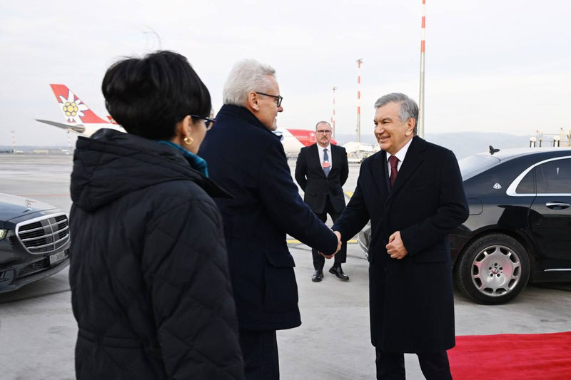 Изрображение 'Президент Узбекистана завершил визит в Швейцарию'