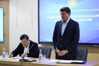 'Oʻqotar qurollar nazoratini kuchaytirish masalalari muhokama qilindi'ning rasmi