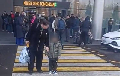 'Turkiyada onasidan ajralgan bola Oʻzbekistonga qaytarildi'ning rasmi