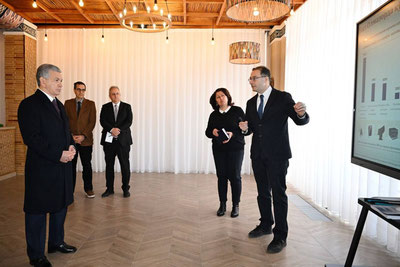 Изрображение 'Президенту представили мастер-план территории инновационного роста «Олмазор» в Ташкенте'