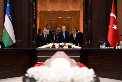 'Ўзбекистон-Туркия стратегик ҳамкорлиги янги босқичга кўтарилмоқда'ning rasmi