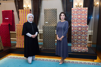 'Ўзбекистон ва Туркия биринчи хонимлари “Анқара Палас” музейига ташриф буюрди'ning rasmi