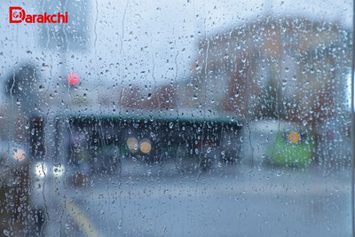 Image of 'Today it will rain in some places.'