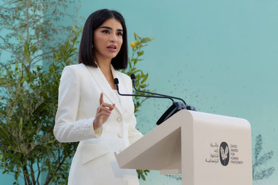 'Саида Мирзиёева Абу-Дабидаги глобал форумда нутқ сўзлади'ning rasmi