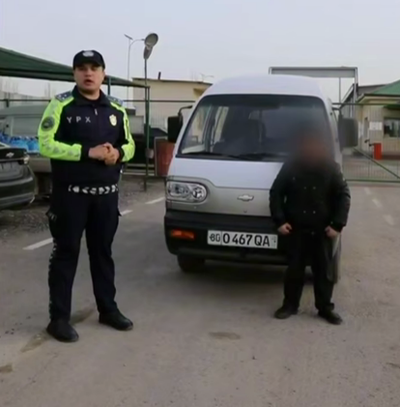 Изрображение 'В Бухаре за рулем Damas разъезжал... второклассник (видео)'