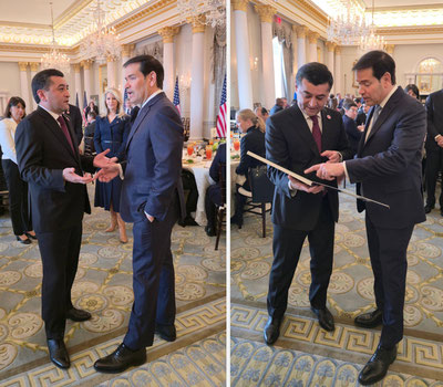 Изрображение 'Бахтиёр Саидов переговорил в Вашингтоне с Марко Рубио'