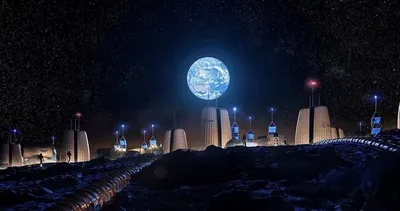 Изрображение 'Первый город на Луне может появиться в течение 10 лет, - Илон Маск'