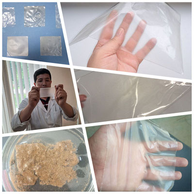 Изрображение 'Ученые Академии наук Узбекистана разработали состав биоразлагаемой плёнки'