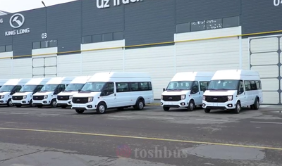 Изрображение 'Для транспортного обслуживания горных районов Бостанлыка закупили 20 новых микроавтобусов'