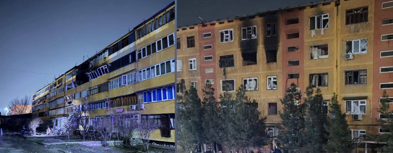 Изрображение 'В Коканде произошел взрыв и пожар в многоэтажном доме: 1 человек погиб, трое пострадали'