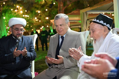 Image of 'The President congratulated the people of Uzbekistan on the month of Ramadan.'