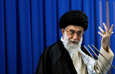 Image of 'Ali Khamenei faced the most serious crisis of his 36-year rule.'