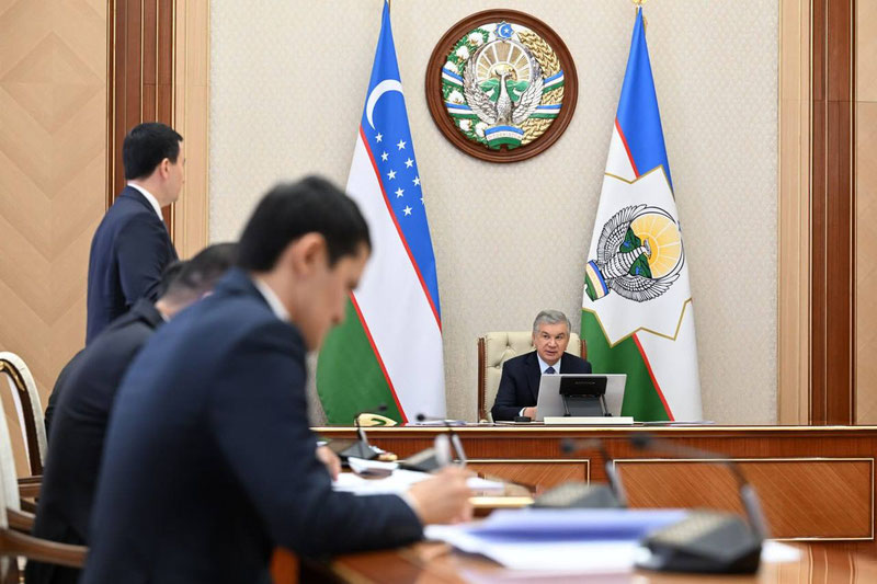 Изрображение 'По возвращении из США Президент провёл совещание по развитию Каракалпакстана'