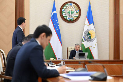 Изрображение 'По возвращении из США Президент провёл совещание по развитию Каракалпакстана'