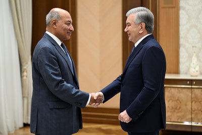 'Prezident nima Sabina Chakrabarti bilan uchrashdi?'ning rasmi