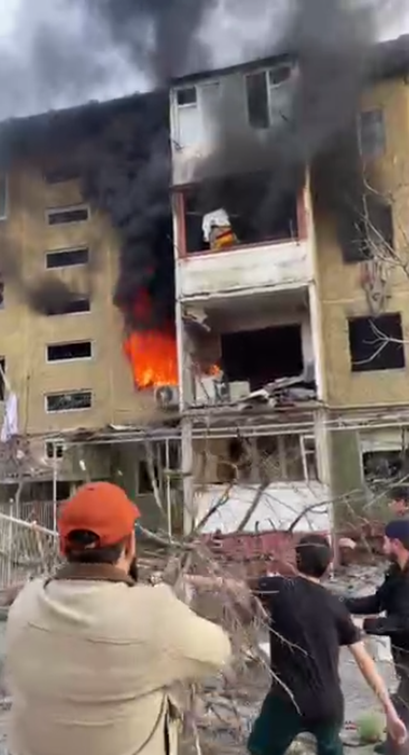 Изрображение 'В многоэтажном доме в Коканде произошел взрыв (видео)'