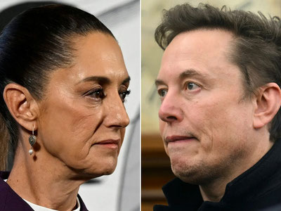 'Клаудия Шейнбаум Илон Маскни судга бериши мумкин'ning rasmi