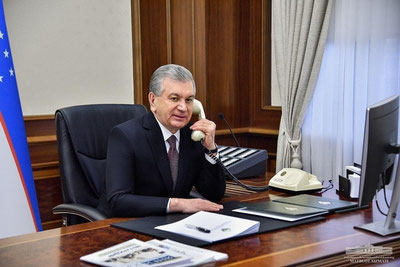 'Shavkat Mirziyoyev Erdo‘g‘an bilan telefon orqali gaplashdi.'ning rasmi