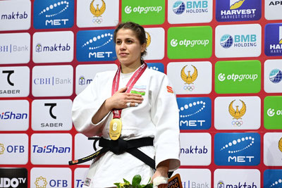 Изрображение 'Сборная Узбекистана по дзюдо успешно стартовала на турнире «Большого шлема» в Ташкенте'