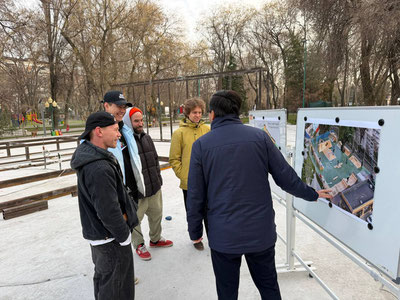 Изрображение 'Новая скейт-площадка появится на аллее «Голубые купола» в Ташкенте'