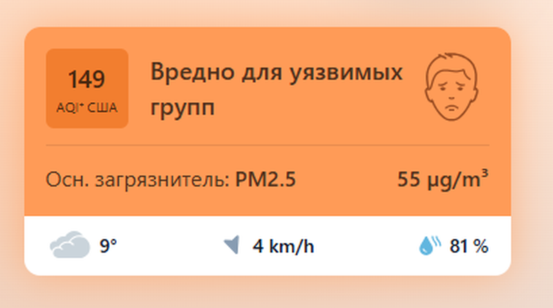 Изрображение 'Узгидромет объяснил, почему дожди не улучшили качество воздуха в Ташкенте'