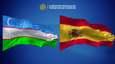 Изрображение 'Министры иностранных дел Узбекистана и Испании провели телефонную беседу'