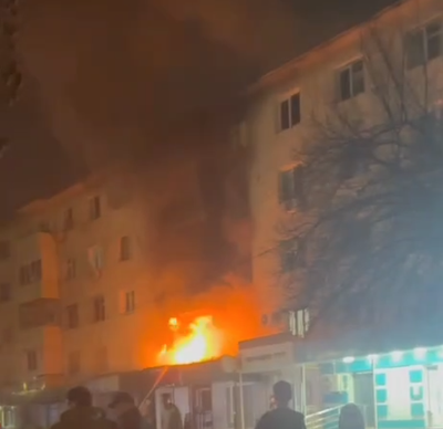 Изрображение 'В Мирзо-Улугбекском районе Ташкента произошел пожар в квартире (видео)'
