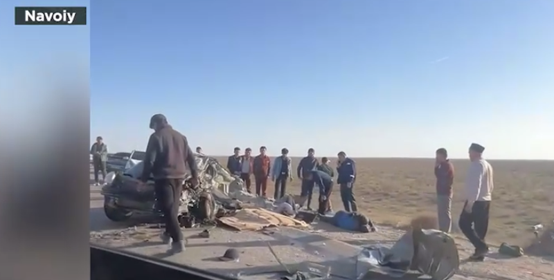 Изрображение 'В страшном ДТП в Навоийской области погибли 4 человека'