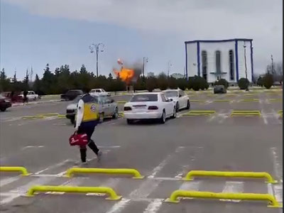 'Эрон ракеталари Озарбайжон аэропортига қулаб тушди'ning rasmi