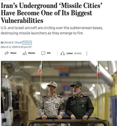 'Эроннинг ерости “ракета шаҳарлари” АҚШ ва Исроил зарбалари учун асосий нишонга айланди'ning rasmi