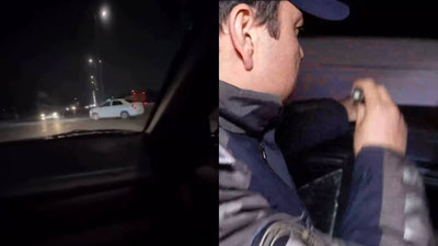 Image of 'In Tashkent, a minor driving a Lacetti fled from the traffic police and committed a hit-and-run.'