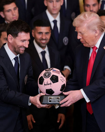 '"Inter Miami" futbolchilari Oq uyga bordi'ning rasmi