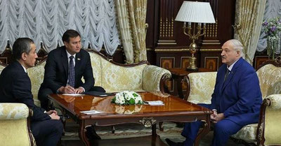 Изрображение 'Лукашенко пригласил "трудолюбивых" жителей Узбекистана в Беларусь вместе с семьями'