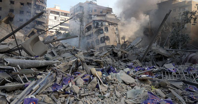 'Исроилнинг зарбалари оқибатида Байрутда саккиз киши ҳалок бўлди'ning rasmi