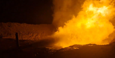 Изрображение 'На Устюрте из новой скважины получен мощный приток природного газа'