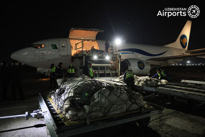 Изрображение 'Между Узбекистаном и Пакистаном выполнен первый чартерный грузовой рейс'