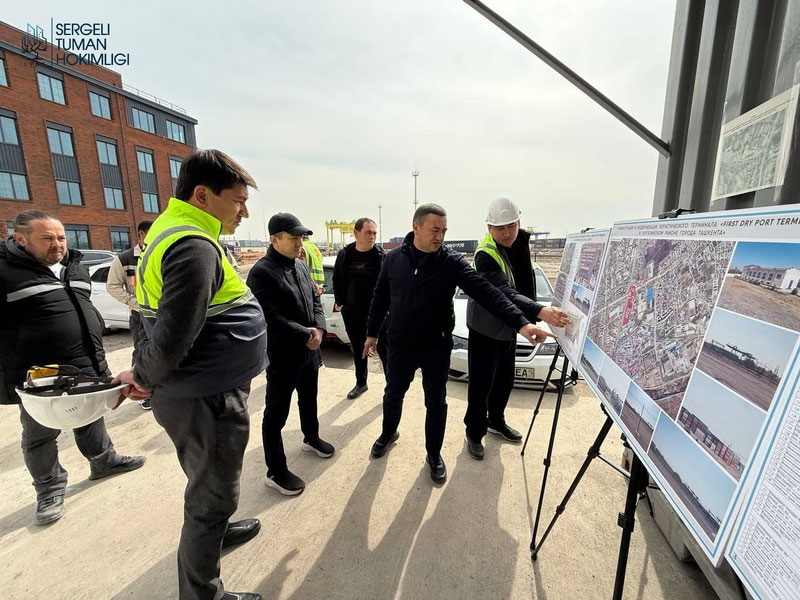 Изрображение 'В Сергели в сотрудничестве с США реализуется крупный логистический проект'