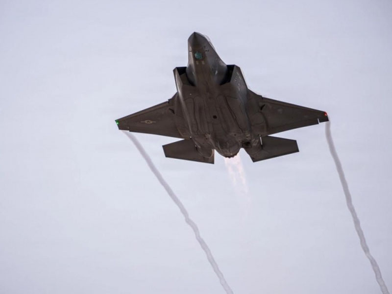 'Eron IIVK F-35 urilganini ma'lum qildi, video tarqatildi.'ning rasmi
