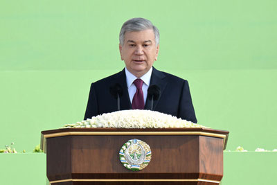 Изрображение 'Президент поздравил узбекистанцев с праздником Навруз'