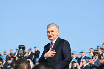 Image of 'In the "New Uzbekistan" garden, a ceremonial event dedicated to the universal holiday of Navruz has begun.'